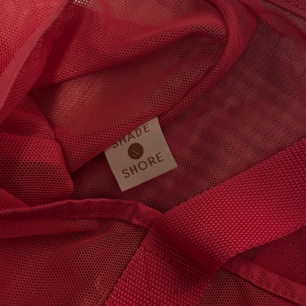 Shade & Shore Pink Mesh Bag